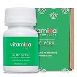 Aloe Vera in compresse | Vitamina | Proprietà Depurativa | 30 compresse senza OGM, Glutine e Lattosio | Portapillole in omaggio | Vitamina | Made in Italy (1 Confezione)
