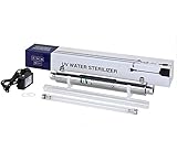 55W ultravioletto Depuratore di acqua sterilizzatore filtro per tutta la casa Purificazione 12GPM (2.7T / H) sistema di trattamento UV acqua con 3/4' Allarme Ingresso Uscita e Zavorra di sicurezza