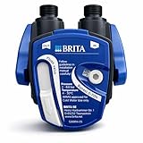 Neues Wasser Group Brita Purity Filtro Acqua Sottolavello, Filtrazione per Filtri P3000/C300/C500, Testa Taglio 0-70% Adatto per Filtri Brita, Montaggio a Parete, Installazione Facile