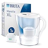 BRITA Caraffa filtrante acqua Marella XL (3.5L) incl. 1 x filtro BRITA MAXTRA PRO All-in-1 che riduce cloro, calcare e PFAS - Eleganza e funzionalità