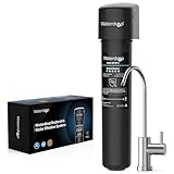 Waterdrop 15UB Filtro Acqua Sistema con Rubinetto Dedicato Goccia, Depuratore Acqua Domestico per 60K Litri, Certificato da NSF/ANSI 42, Rimuove di Piombo, Cloro, Cattivo