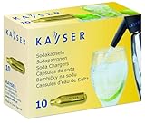 Kayser Ricarica Siphon, 7.5 g CO2 (E290), set da 10 pezzi