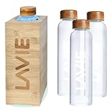 LaVie Premium - Purificatore d'acqua Bambù Innovativo a luce UVA, senza Consumabile. Trasforma la tua acqua del rubinetto in acqua dolce e deliziosa in 15 MN - Confezione da 4 L