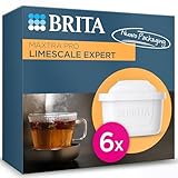 BRITA Filtro acqua rubinetto MAXTRA PRO Limescale Expert confezione da 6 filtri - Riduzione del calcare extra e ideale per bevande calde, filtro originale compatibile con caraffa acqua filtrante BRITA