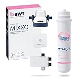 BWT MIXXO Starter Kit - Mineralizer | Filtro dell'acqua sotto il tavolo per il rubinetto della cucina esistente | Cartuccia filtro mineralizzante inclusa