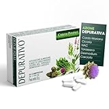 Depurativo Fegato con Cardo Mariano Formula Alto dosaggio 1000mg per dose giornaliera, di cui 800mg di Silimarina, potenziata con Cicoria, NAC, Tarassaco, Desmodium e Carciofo, 30 compresse