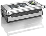 Macchina sigillatrice sottovuoto per alimenti LAICA VT3240 con fornitura extra di sacchetti per sottovuoto - Sigillatrice a caldo automatica per 100 cicli consecutivi
