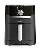 Moulinex Easy Fry & Grill, Inox Digitale Friggitrice ad Aria Calda e Griglia, 4,6Litri, 1400W, Friggitrice Senza Olio, 8 Programmi Predefiniti e 1 Manuale, Capacità Fino a 6 Persone, EZ501810​