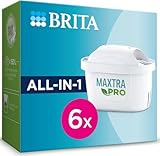 BRITA Filtro acqua rubinetto MAXTRA PRO All-in-1 confezione da 6 filtri - Riduce cloro, calcare, PFAS e metalli, filtro originale compatibile con caraffa acqua filtrante
