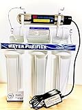 Depuratore acqua potabile 5 STADI purificatore con lampada 6 watt con rubinetto