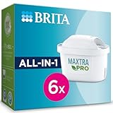 BRITA Filtro acqua rubinetto MAXTRA PRO All-in-1 confezione da 6 filtri - Riduce cloro, calcare, PFAS e metalli, filtro originale compatibile con caraffa acqua filtrante BRITA