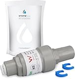 smardy Regolatore di pressione per osmosi inversa, tubo dell'acqua 1/4', riduttore di pressione 2,75bar, limitatore di pressione acqua per frigorifero side by side, distributore acqua