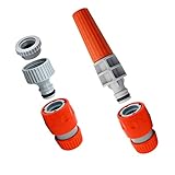 Siroflex 4550/AS Set Lancia Irrigazione Made in Italy | Raccordi Per Tubi Irrigazione Giardino | Lancia Per Tubo Acqua Compatibile Con Tutti I Raccordi Rapidi | Kit Irrigazione Giardino