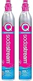 GASFRIGO® - Bombola co2 per gasatore, attacco CQC, gas acqua frizzante, co2 per acqua frizzante, ombole gasatore acqua frizzante, adatto per Gasatori Terra E Duo E-Terra, 2 bombole