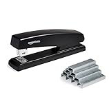Amazon Basics Spillatrice con 1000 punti metallici - Nero, Confezione da 1