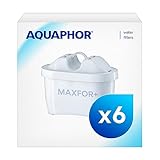 AQUAPHOR Cartuccia filtrante MAXFOR+ kit 5 +1 I Filtro per calcare, cloro, metalli pesanti e altro I 200l di acqua pulita I Tecnologia AQUALEN I Per cibo e bevande migliori