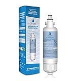 Filtro acqua sostituzione frigo compatibile con Panasonic CNRAH-257760 e CNRBH-125950. Rimuove il cloro e migliora l'odore e sapore dell'acqua