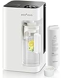 Ecoviva MATE 3 impianto per osmosi potabile, impianto ad osmosi inversa, 8 filtri contro nitrato e PFAS, filtro dell'acqua, nessuna installazione, rapporto di risparmio 3:1 e distributore d'acqua TDS