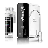 Frizzlife PD600 - Depuratore Acqua Sottolavello, Osmosi Inversa con Rimineralizzazione Alcalina, Rapporto di Scarico 2:1, Filtro Acqua Potabile Senza Serbatoio, con Rubinetto in Acciaio Inox