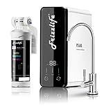 Frizzlife PD600 - Depuratore Acqua Sottolavello, Osmosi Inversa con Rimineralizzazione Alcalina, Rapporto di Scarico 2:1, Filtro Acqua Potabile Senza Serbatoio, con Rubinetto in Acciaio Inox