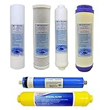 Finerfilters - Filtri di ricambio per osmosi inversa, uso domestico, membrana da 50 GPD, 6 pezzi