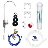 Geekpure Kit di filtrazione dell'acqua potabile in linea sotto il lavello Sistema fai da te rimuovere il cloro