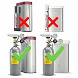 Regolatore di pressione CO2 Neues Wasser Group con connettore - Pressione regolabile standard UE per tutte le bottiglie riutilizzabili di CO2 standard - Adatto per Quooker Cube