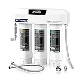 Frizzlife sistema di filtrazione acqua sottolavello, certificato NSF/ANSI 53, 42 e 372, filtrazione a 8 strati da 0,5 micron, riduce cloramina, PFOA/PFOS, piombo, cloro, cattivi odori e sapori, SK99