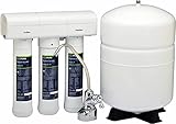 ECOPURE | Sistema di Filtrazione dell'Acqua Potabile a Osmosi Inversa in 3 Fasi (ECOP30) | Facile Installazione Sotto il Lavello | Riduzione di Piombo, Sostanze Chimiche e Cloro | Rubinetto Incluso