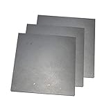 IkErna Purità 99,9% Grafite Ingot 100X100Mm, Ampiamente Utilizzato Nella Metallurgia Elettronica 3Pcs, Spessore 1-5 Mm/Thickness 5Mm