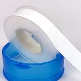 XNTONG - Nastro Sigillante Filettato, Nastro Sigillante per Tubi dell'Acqua, Nastro in Teflon per Evitare Perdite su Connettori del Rubinetto, Soffioni e Fognature per Tubi dell'Acqua (20 m x 18 mm)
