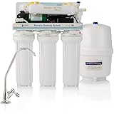 NATURE WATER PROFESSIONALS - Attrezzatura per osmosi inversa - Kit per osmosi a 6 stadi - capacità 5 Litri - Include Membrana 50 GPD, Serbatoio Acqua, Pompa e filtri.