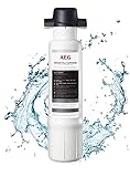 AEG | Sistema di filtrazione dell'acqua Premium (AEGPFF) | Filtro ad alte prestazioni | Rimuove Piombo, Cloro e Residui di Farmaci | Acqua dal Sapore Puro | Durata: 6 Mesi o 7000L di Acqua