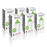 PearlCo - Alkaline classic Pack 6 cartucce filtranti per acqua basica – adatto a Brita classic