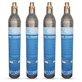 Neues Wasser Group SPRUDELUX® | 4 x CO2 cilindri per CO2 adatto per sistema di acqua potabile GROHE Blue Home!