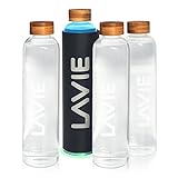 LaVie Purificatore d'acqua puro innovativo a luce UVA. Confezione da 1 purificatore + 4 bottiglie da 1 litro. Trasforma la tua acqua del rubinetto in acqua dolce e deliziosa in 15 min. Colore: