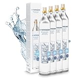 Wessper 4x Cilindro Ricarica Gas Co2 per Gasatore, 60l 425g