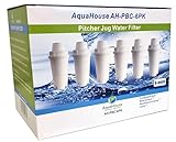 AquaHouse, filtri dell'acqua, AH-PBC, a cartuccia, universali, per caraffe filtranti classiche, compatibili con i modelli Brita Classic, Dafi Classic, PearlCo, 6 pezzi